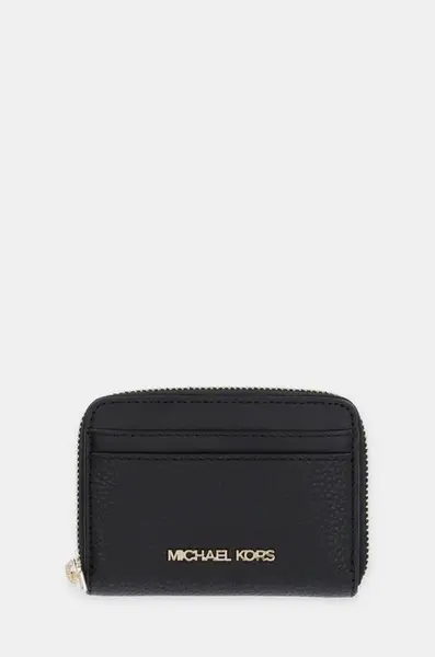 Peněženka MICHAEL Michael Kors černá barva, 35R4GTVD2V