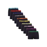 Lee Cooper 10PACK pánské boxerky modré (LCUBOX10P0101-1410367) L