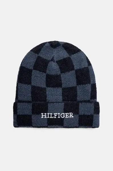 Dětská čepice s příměsí vlny Tommy Hilfiger
