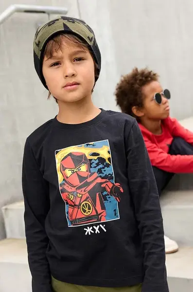 Dětské bavlněné tričko s dlouhým rukávem Lego LWTANO 604