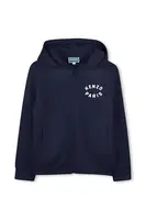 Mikina Kenzo Kids tmavomodrá barva, s kapucí, s potiskem, K61176