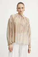 Halenka Ermanno Firenze dámská, béžová barva, hladká, 56TK021ES3