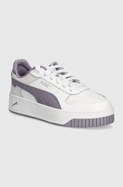 Dětské sneakers boty Puma Carina Street Jr bílá barva
