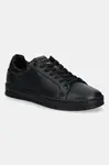 Kožené sneakers boty Calvin Klein LOW TOP LACE UP WOVEN