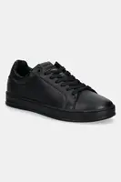 Kožené sneakers boty Calvin Klein LOW TOP LACE UP WOVEN