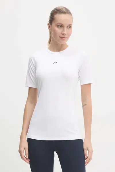 Tréninkové tričko adidas Performance Techfit béžová barva, IX3254