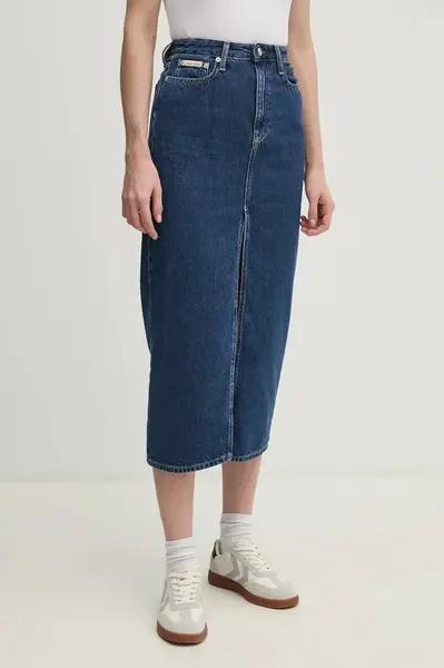 Džínová sukně Calvin Klein Jeans