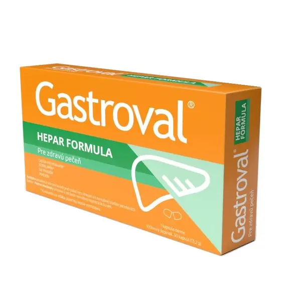 Valentis Gastroval Hepar Formula 30 kapslí