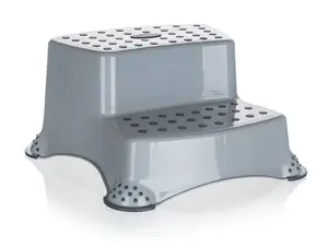 Keeeper 4kids Stolička - dvojschůdek 40 x 37 x 21 cm šedá