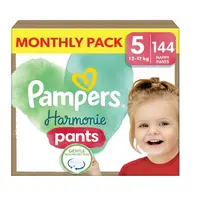 Pampers Harmonie vel. 5 12–⁠⁠⁠⁠⁠⁠17 kg kalhotkové plenky 144 ks