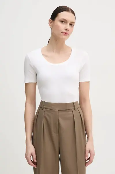 Bavlněné tričko United Colors of Benetton černá barva, 3GA2D1066