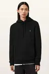 Bavlněná mikina AllSaints RAVEN OTH HOODY pánská, modrá barva, s kapucí, hladká, M003NZ