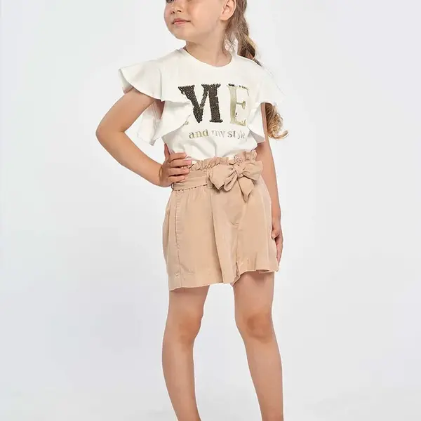 Dětské kraťasy Birba&Trybeyond béžová barva, hladké