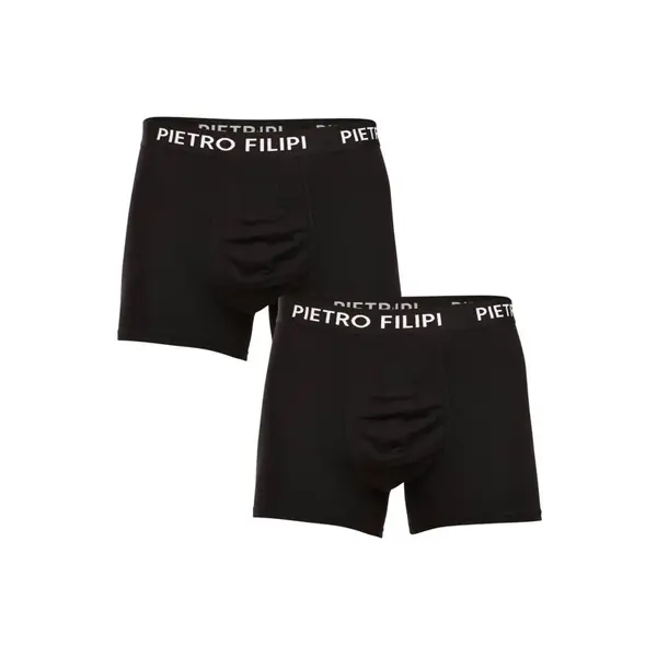 Pietro Filipi 2PACK pánské boxerky balls holder černé (2BCL002) M