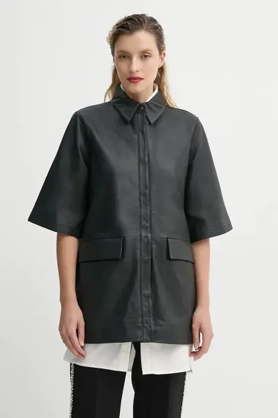 Kožená bunda Bruuns Bazaar