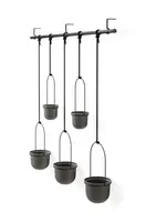 Sada nástěnných květináčů Umbra 2 x O10 cm / 3 x O15 cm