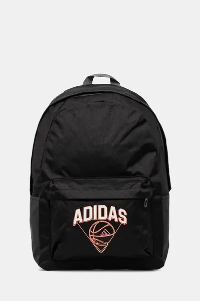 Batoh adidas černá barva, velký, s potiskem, JG1086