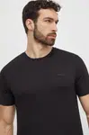 Bavlněné tričko Calvin Klein černá barva, K10K112229