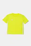 Dětské tričko adidas Performance zelená barva, s aplikací, IB4936