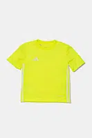 Dětské tričko adidas Performance zelená barva, s aplikací, IB4936