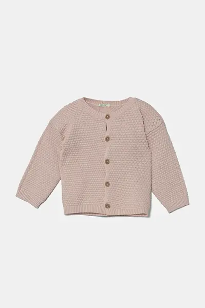 Dětský bavlněný kardigan United Colors of Benetton