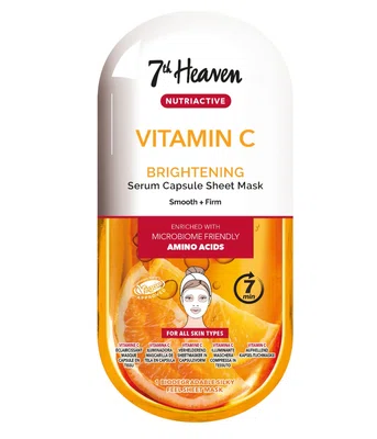 7th Heaven Nutriactive VITAMIN C ubrousková rozjasňující pleťová maska 20 g