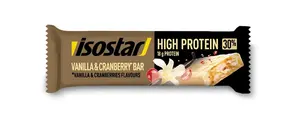 Isostar High Protein 30% vanilka a brusinka tyčinka 55 g