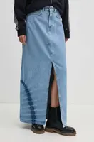 Džínová sukně Pepe Jeans MAXI SKIRT HW TIE DYE