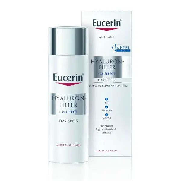 Eucerin Hyaluron-Filler + 3x Effect denní krém pro normální a smíšenou pleť 50 ml