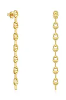 Stříbrné pozlacené náušnice Tous Manifesto