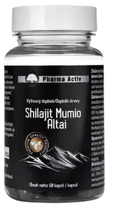 PHARMA ACTIV Shilajit Mumio Altai 60 kapslí