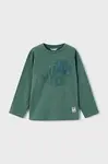 Dětské bavlněné tričko s dlouhým rukávem Mayoral