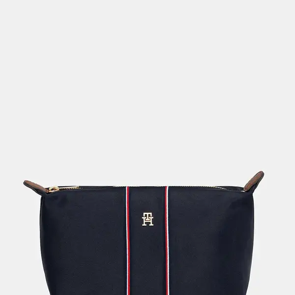 Kosmetická taška Tommy Hilfiger tmavomodrá barva, AW0AW17952