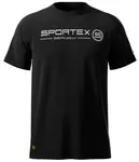 Sportex rybářské tričko t-shirt černé s logem - l
