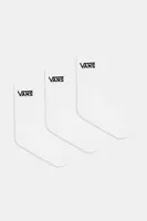 Ponožky Vans 3-pack bílá barva, VN000QBVWHT1