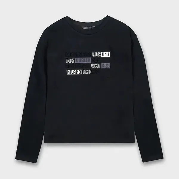 Bavlněné tričko s dlouhým rukávem Mayoral