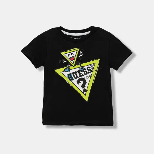 Dětské bavlněné tričko Guess