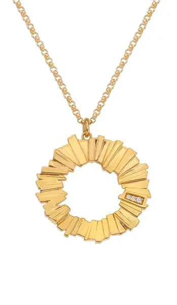 Hot Diamonds Výrazný náhrdelník s diamanty Jac Jossa Hope DP840 (řetízek, přívěsek)