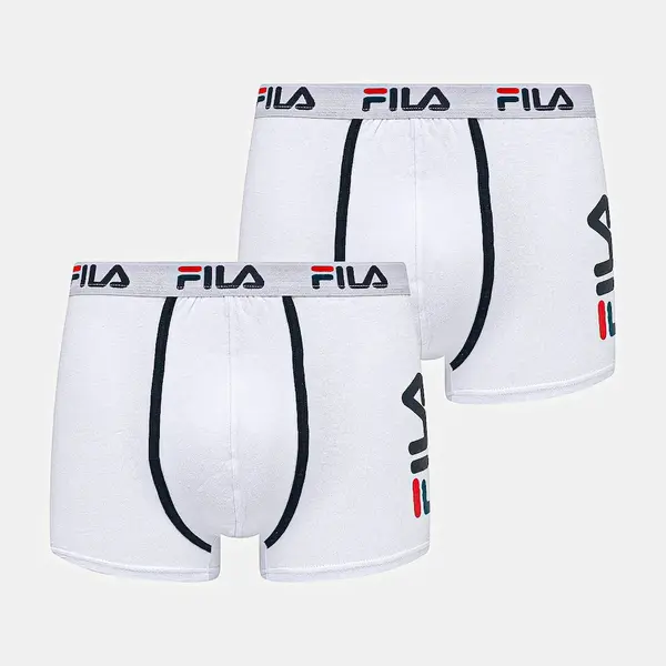 Boxerky Fila 2-pack pánské, tmavomodrá barva