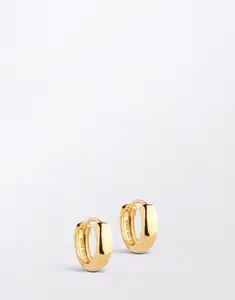 ENAMEL Copenhagen Hoops, Classic Wide 15 mm 925S/GP