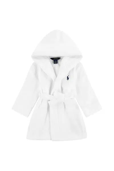 Dětský bavlněný župan Polo Ralph Lauren bílá barva, 7P0188