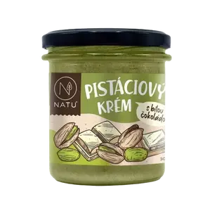 NATU Pistáciový krém s bílou čokoládou 300 g