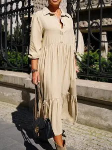 Hořčicové šaty LeMonada cxp0942. E59