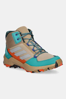 Dětské boty adidas TERREX TERREX AX4R MID zelená barva, JP9993