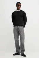 Mikina Tommy Hilfiger pánská, černá barva, melanžová, MW0MW39397