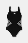 Jednodílné dětské plavky adidas Performance černá barva, JM8226
