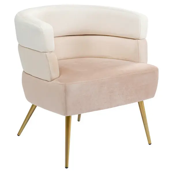 Kare-Design KOKTEJLOVÉ KŘESLO, textil, krémová, béžová