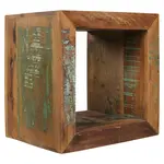 MID.YOU ODKLÁDACÍ STOLEK, staré dřevo, mangové dřevo, hnědá