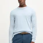 Vlněný svetr Tommy Hilfiger pánský, modrá barva, MW0MW39775