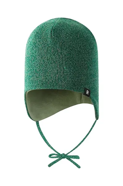 Dětská bavlněná čepice Reima Latvat zelená barva, 5300284A